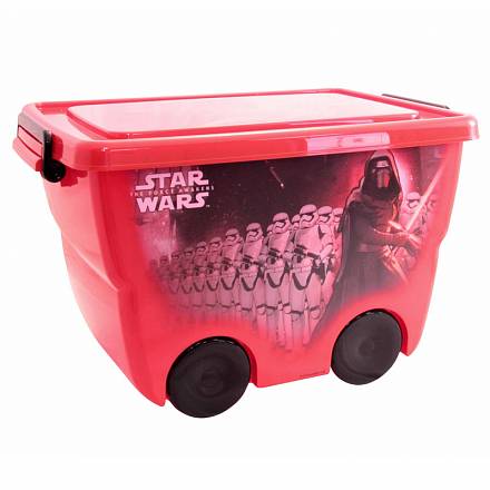 Ящик для игрушек из серии Звездные Войны, красный, 24 литра 